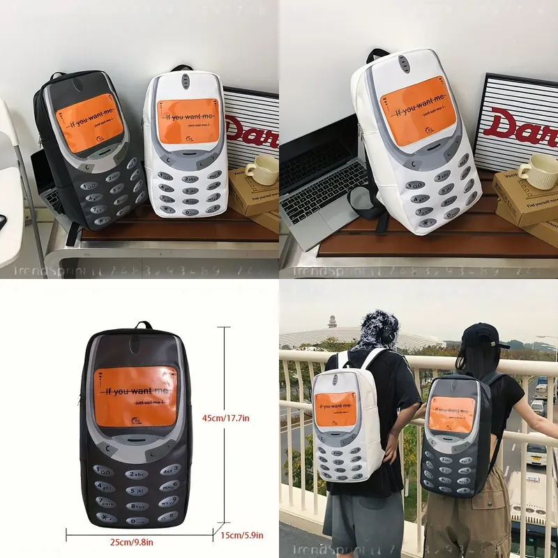 Kadınlar için Komik Telefon Ba - Fashion Backpack Women incelemesi ve fiyatı
