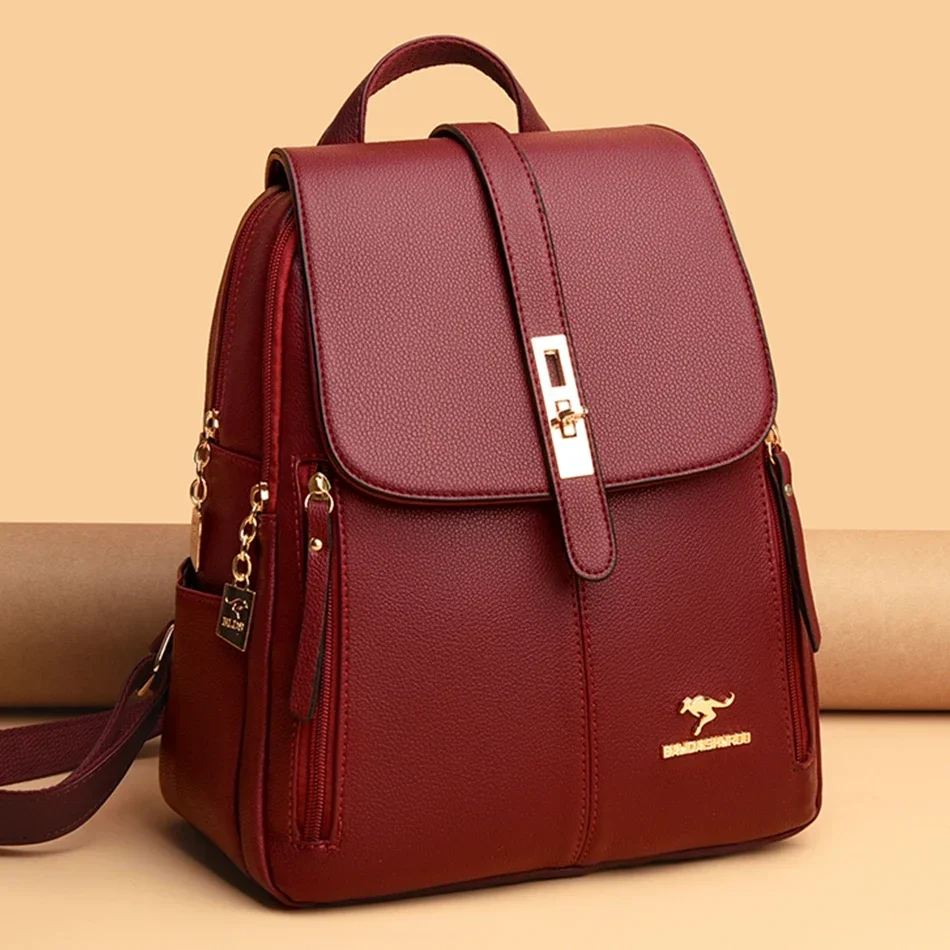 Kadın Deri Büyük Kapasiteli Sı - Leather Backpack Vintage incelemesi ve fiyatı