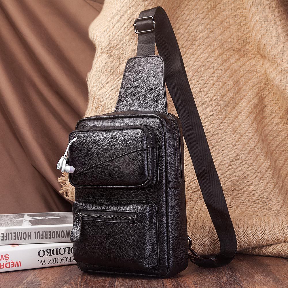 Moda İşlevli göğüs çanta erkek - Leather Backpack Vintage incelemesi ve fiyatı